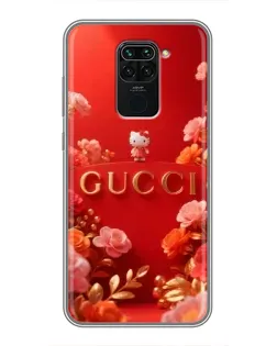 Чехол для Xiaomi Redmi Note 9 с картинкой «Gucci — золотой сад»