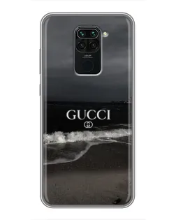 Чехол для Xiaomi Redmi Note 9 с картинкой «Gucci — морской прибой»
