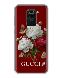 Чехол для Xiaomi Redmi Note 9 с картинкой «Gucci —  сад»