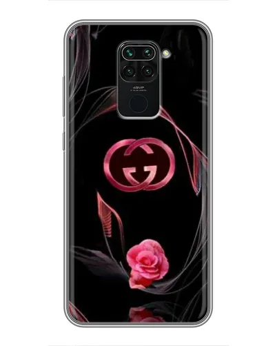 Чехол для Xiaomi Redmi Note 9 с картинкой «Gucci — неоновая роза»