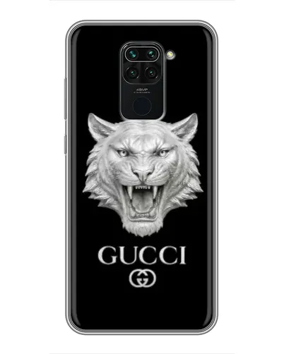 Чохол для Xiaomi Redmi Note 9 з картинкою «Gucci — срібний лев» Чохол для Xiaomi Redmi Note 9 з картинкою «Gucci — срібний лев»