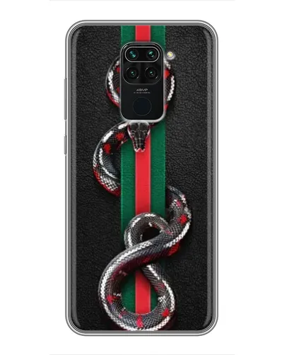 Чохол для Xiaomi Redmi Note 9 з картинкою «Gucci — змія на смузі» Чохол для Xiaomi Redmi Note 9 з картинкою «Gucci — змія на смузі»