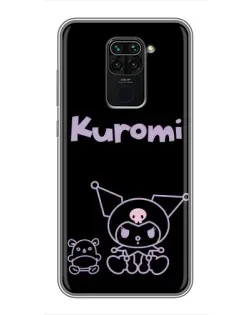 Чехол для Xiaomi Redmi Note 9 с картинкой «Kuromi — черный минимализм» Чехол для Xiaomi Redmi Note 9 с картинкой «Kuromi — черный минимализм»