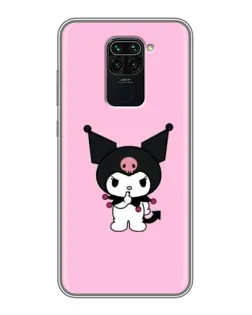 Чехол для Xiaomi Redmi Note 9 с картинкой «Kuromi — розовая нежность»