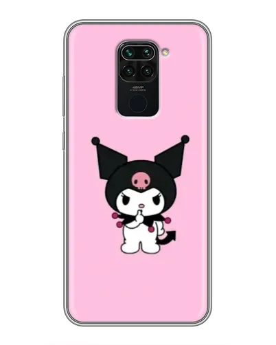 Чехол для Xiaomi Redmi Note 9 с картинкой «Kuromi — розовая нежность»