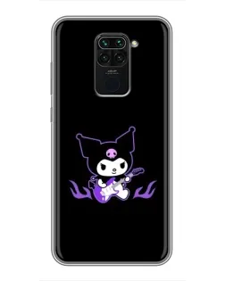 Чехол для Xiaomi Redmi Note 9 с картинкой «Электрическая Kuromi»