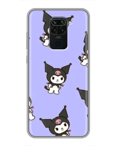 Чехол для Xiaomi Redmi Note 9 с картинкой «Паттерн с Kuromi»