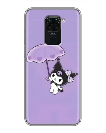 Чехол для Xiaomi Redmi Note 9 с картинкой «Kuromi с зонтиком»