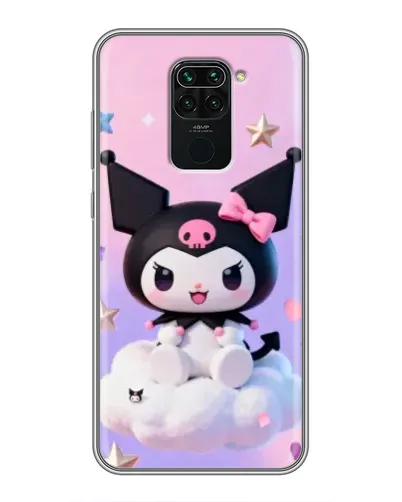 Чехол для Xiaomi Redmi Note 9 с картинкой «Рок-звезда Kuromi»