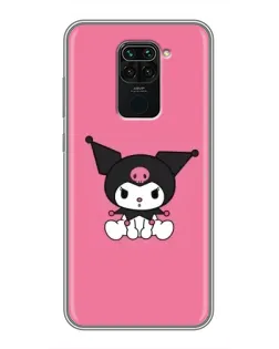 Чехол для Xiaomi Redmi Note 9 с картинкой «Хмурая Kuromi»