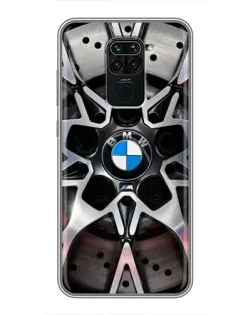 Чехол для Xiaomi Redmi Note 9 с картинкой «BMW — деталь диска» Чехол для Xiaomi Redmi Note 9 с картинкой «BMW — деталь диска»