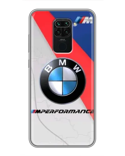 Чехол для Xiaomi Redmi Note 9 с картинкой «BMW Performance стиль»
