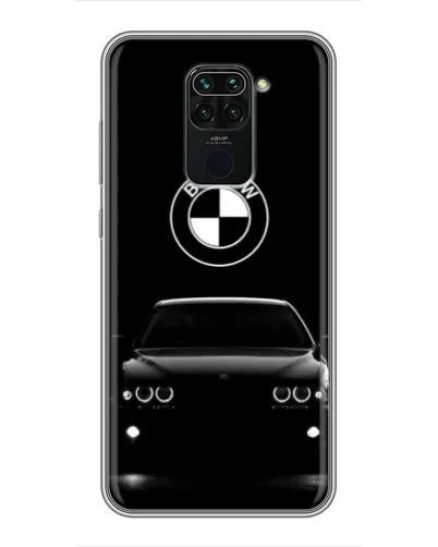 Чехол для Xiaomi Redmi Note 9 с картинкой «BMW — взгляд из темноты»