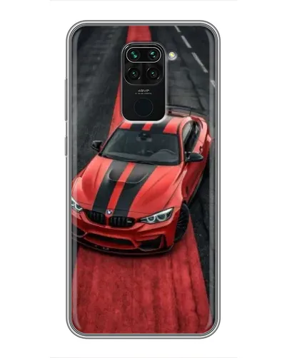 Чехол для Xiaomi Redmi Note 9 с картинкой «BMW на красной дорожке»