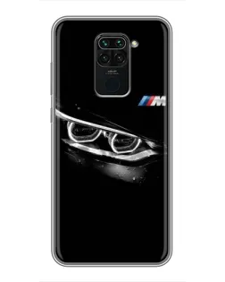 Чехол для Xiaomi Redmi Note 9 с картинкой «BMW — взгляд тигра»