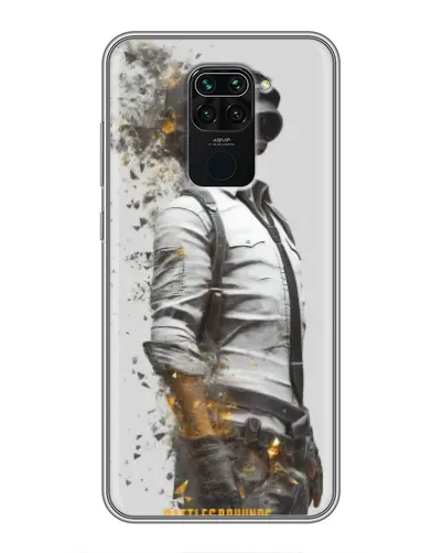 Чехол для Xiaomi Redmi Note 9 с картинкой «PUBG — боец в пыли» Чехол для Xiaomi Redmi Note 9 с картинкой «PUBG — боец в пыли»