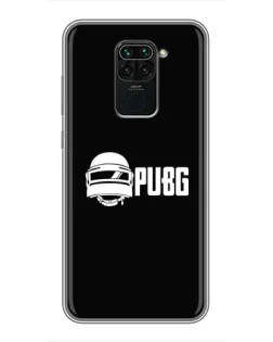Чехол для Xiaomi Redmi Note 9 с картинкой «PUBG — классический лого»