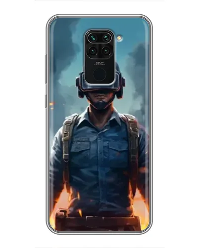 Чехол для Xiaomi Redmi Note 9 с картинкой «PUBG — реалистичный герой» Чехол для Xiaomi Redmi Note 9 с картинкой «PUBG — реалистичный герой»