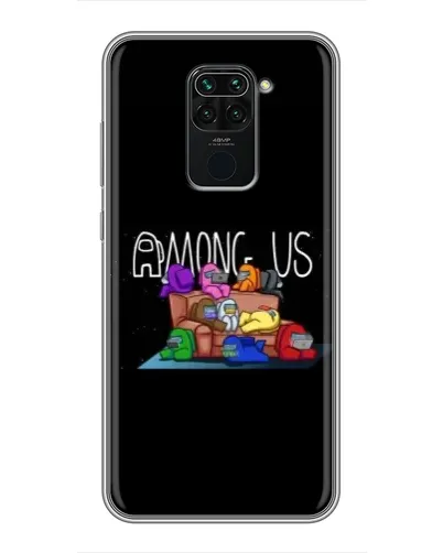 Чехол для Xiaomi Redmi Note 9 с картинкой «Логотип Among Us» Чехол для Xiaomi Redmi Note 9 с картинкой «Логотип Among Us»