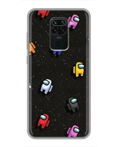 Чехол для Xiaomi Redmi Note 9 с картинкой «Космический паттерн Among Us» Чехол для Xiaomi Redmi Note 9 с картинкой «Космический паттерн Among Us»