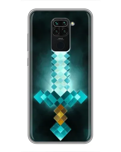 Чехол для Xiaomi Redmi Note 9 с картинкой «Алмазный меч неон» Чехол для Xiaomi Redmi Note 9 с картинкой «Алмазный меч неон»