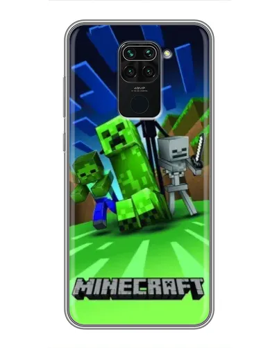 Чехол для Xiaomi Redmi Note 9 с картинкой «Команда героев игры» Чехол для Xiaomi Redmi Note 9 с картинкой «Команда героев игры»