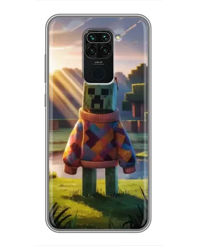 Чехол для Xiaomi Redmi Note 9 с картинкой «Крипер в свитере» Чехол для Xiaomi Redmi Note 9 с картинкой «Крипер в свитере»