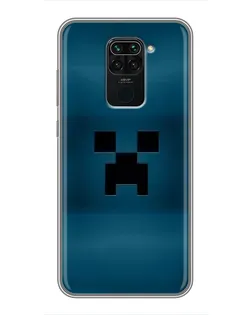 Чехол для Xiaomi Redmi Note 9 с картинкой «Крипер текстура»