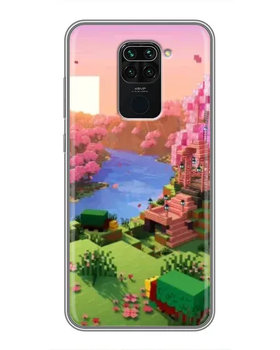 Чехол для Xiaomi Redmi Note 9 с картинкой «Розовое дерево Minecraft» Чехол для Xiaomi Redmi Note 9 с картинкой «Розовое дерево Minecraft»