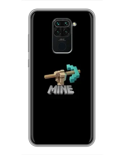 Чехол для Xiaomi Redmi Note 9 с картинкой «Алмазная кирка» Чехол для Xiaomi Redmi Note 9 с картинкой «Алмазная кирка»