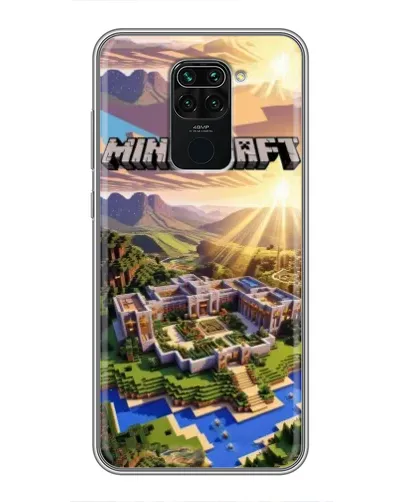 Чехол для Xiaomi Redmi Note 9 с картинкой «Minecraft панорама» Чехол для Xiaomi Redmi Note 9 с картинкой «Minecraft панорама»