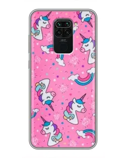 Чохол для Xiaomi Redmi Note 9 з картинкою «Unicorn паттерн рожевий» Чохол для Xiaomi Redmi Note 9 з картинкою «Unicorn паттерн рожевий»