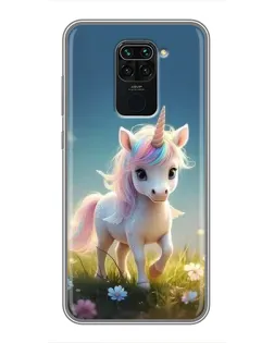 Чохол для Xiaomi Redmi Note 9 з картинкою «Єдиноріг на галявині» Чохол для Xiaomi Redmi Note 9 з картинкою «Єдиноріг на галявині»