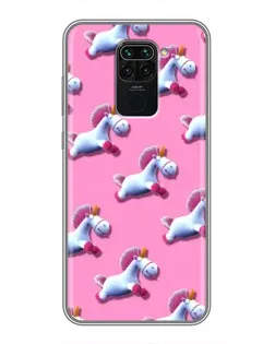 Чохол для Xiaomi Redmi Note 9 з картинкою «Єдинороги на рожевому» Чохол для Xiaomi Redmi Note 9 з картинкою «Єдинороги на рожевому»