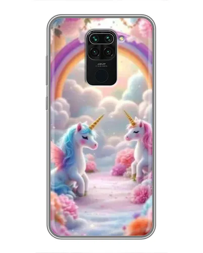 Чохол для Xiaomi Redmi Note 9 з картинкою «Веселка і єдинороги» Чохол для Xiaomi Redmi Note 9 з картинкою «Веселка і єдинороги»