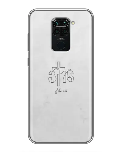 Чохол для Xiaomi Redmi Note 9 з картинкою «Івана 3:16 Хрест» Чохол для Xiaomi Redmi Note 9 з картинкою «Івана 3:16 Хрест»