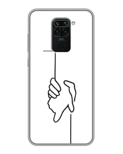 Чохол для Xiaomi Redmi Note 9 з картинкою «Рука тримає» Чохол для Xiaomi Redmi Note 9 з картинкою «Рука тримає»