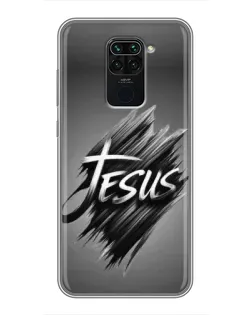 Чохол для Xiaomi Redmi Note 9 з картинкою «Напис Jesus Graffiti»