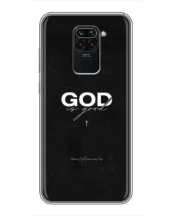 Чохол для Xiaomi Redmi Note 9 з картинкою «GOD — Бог над усім»