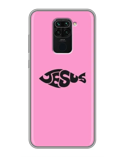 Чохол для Xiaomi Redmi Note 9 з картинкою «Рожевий символ Jesus» Чохол для Xiaomi Redmi Note 9 з картинкою «Рожевий символ Jesus»