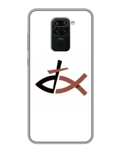 Чохол для Xiaomi Redmi Note 9 з картинкою «Риба та хрест»
