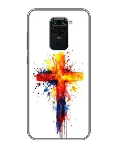Чохол для Xiaomi Redmi Note 9 з картинкою «Акварельний хрест» Чохол для Xiaomi Redmi Note 9 з картинкою «Акварельний хрест»