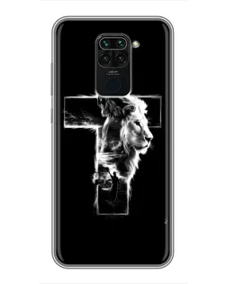 Чехол для Xiaomi Redmi Note 9 с картинкой «Сияющий крест Jesus»