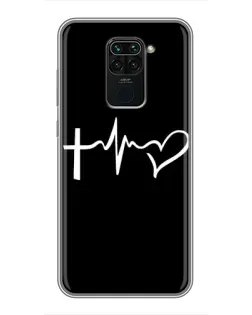 Чехол для Xiaomi Redmi Note 9 с картинкой «Пульс веры»