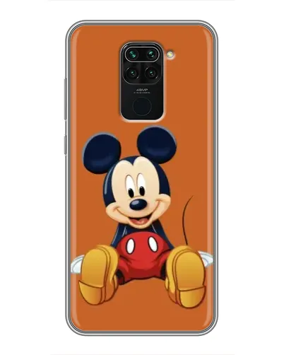 Чехол для Xiaomi Redmi Note 9 с картинкой «Микки отдыхает»