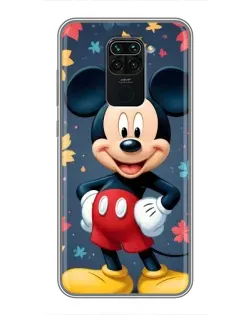 Чехол для Xiaomi Redmi Note 9 с картинкой «Осенний Mickey Mouse»