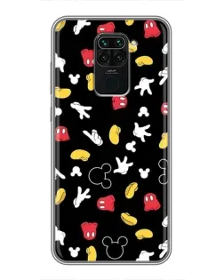 Чехол для Xiaomi Redmi Note 9 с картинкой «Графический принт лапок»
