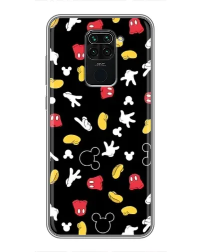 Чехол для Xiaomi Redmi Note 9 с картинкой «Графический принт лапок»