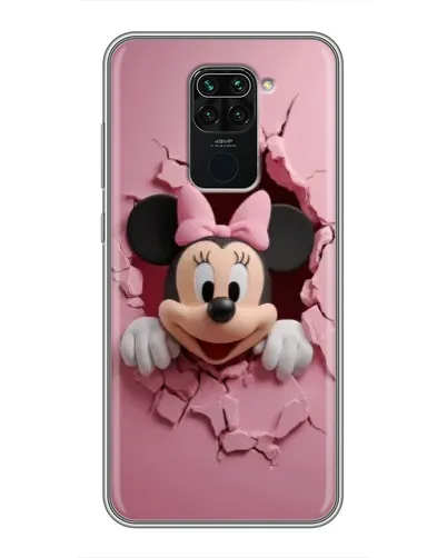 Чехол для Xiaomi Redmi Note 9 с картинкой «Минни сквозь стену»