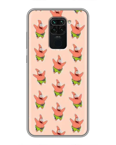 Чехол для Xiaomi Redmi Note 9 с картинкой «Патрик Стар паттерн» Чехол для Xiaomi Redmi Note 9 с картинкой «Патрик Стар паттерн»
